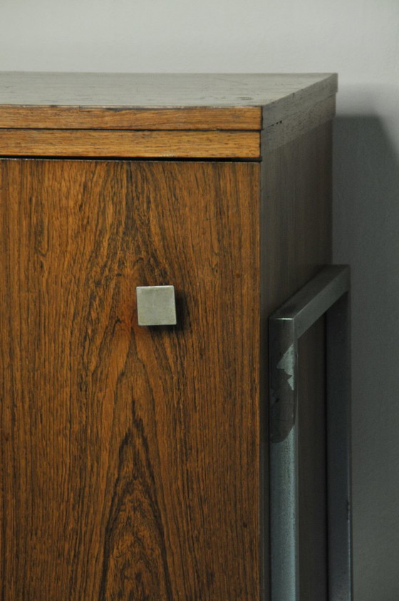 Image 1 of Bernina Favorit Mobili per cucire - Mobile in teak vintage degli anni '60/'70 mobile per giradischi