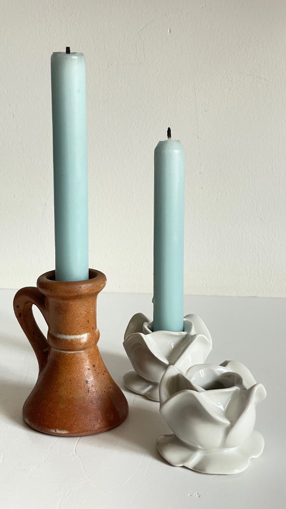 Image 1 of BOUGEOIRS Porcelaine et Grès VINTAGE