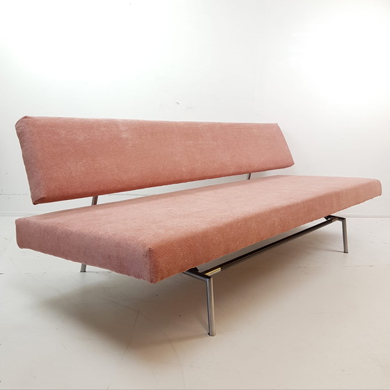 Divano letto Martin Visser Spectrum BR02, rivestito di recente, colore rosa. – Letti da giorno, Chrome, Metal (photo 6 of 13)