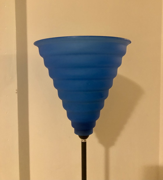 Image 1 of Vintage Jaren 80 IKEA Memphis Style Staande Lamp
