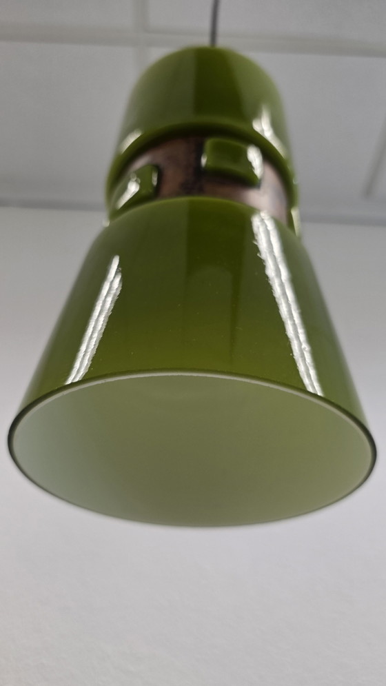 Image 1 of Flygsfors "Tribal" pendant lamps by Wiktor (Victor) Berndt | Sweden | ca. 1968-1975