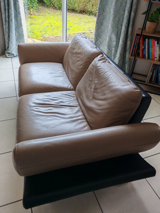 Image 1 of Sofá de cuero de 3 plazas