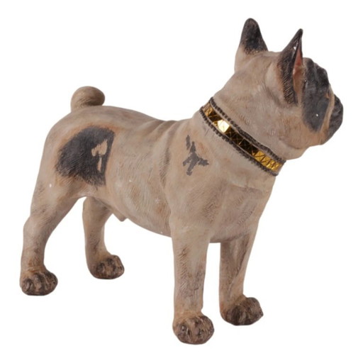 Statue de bouledogue français réaliste