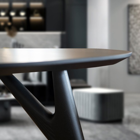 Image 1 of GREYGE TED Ash Nero Dining Table 240 cm – Handmade Solid Wood Designer Table Made in Italy