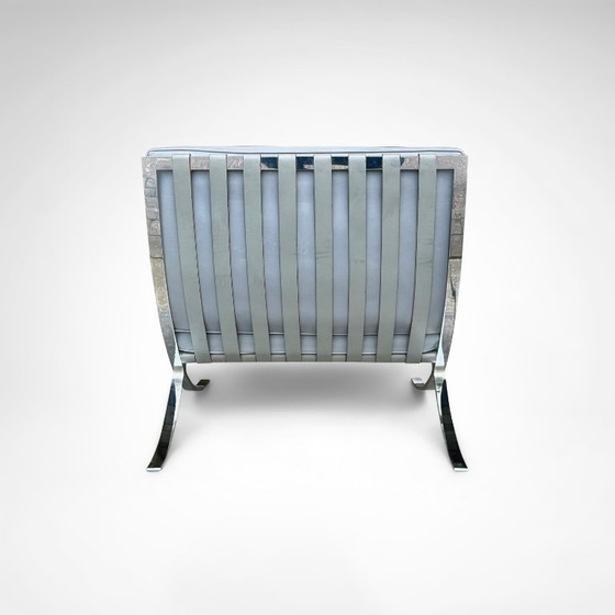 Image 1 of Barcelona loungestoel MR90 van Mies van der Rohe voor Knoll, jaren 80.