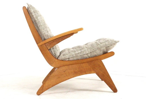Jan den Drijver voor de Stijl Den Haag fauteuil vintage nieuw gestoffeerd