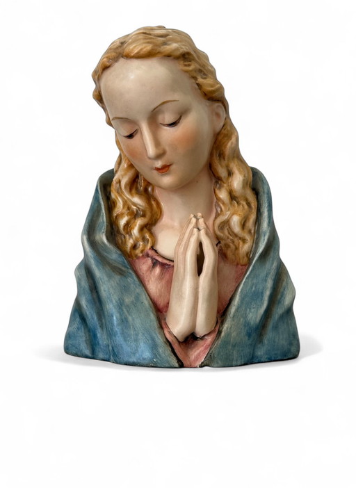 W Goebel Statue Vierge religieuse Marie Allemagne de l'Ouest