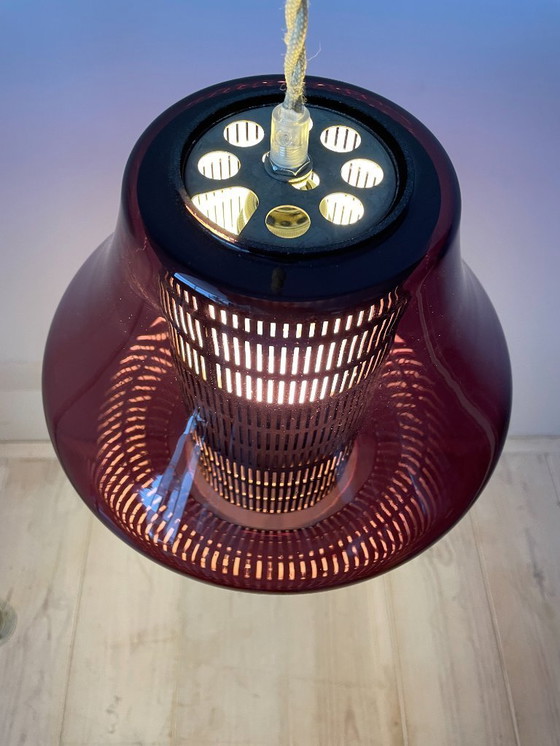 Image 1 of Philips lampada a sospensione in vetro vintage serie NX