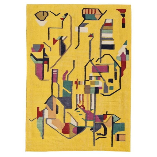 André Lanskoy Composition 1956 Handgeweven wandtapijt | Abstract textiel | 250 × 176 cm (98 × 69 inch)