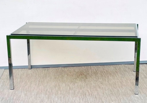 Table haute design moderniste. Vintage 70s