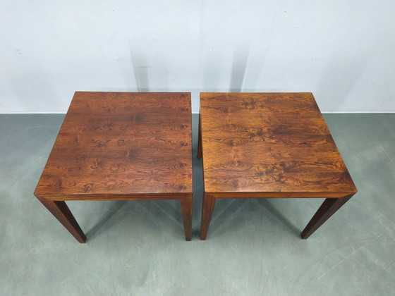 Image 1 of Severin Hansen pour les tables Haslev en palissandre, Danemark, années 1960