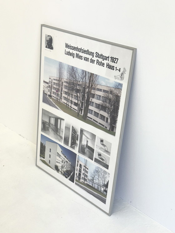 Image 1 of Poster in List Weissenhofsiedlung Stuttgart 1927 Ludwig Mies van der Rohe