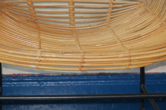 Image 1 of Mid Century bamboe-zand-ijzeren stoel, 1960