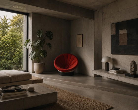 Image 1 of Sillón Luciano Frigerio Girasole, Italia años 60