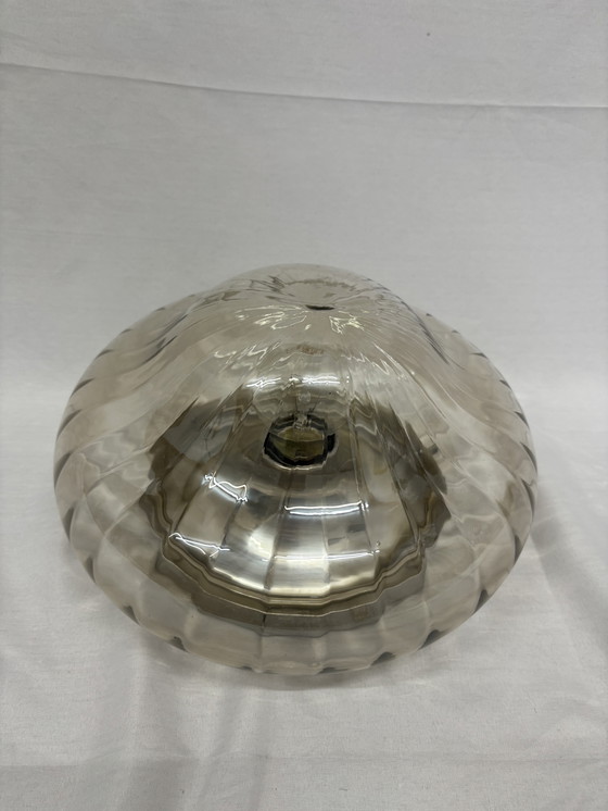 Image 1 of Vintage Mid-Century Modern ceiling lamp starburst effect
