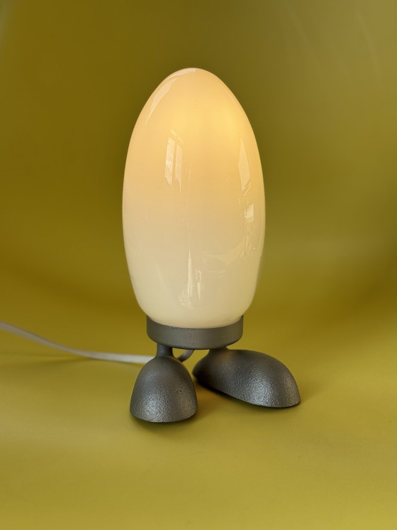 Image 1 of Lampe vintage IKEA Dino Egg design Tatsuo Konno 90s egg