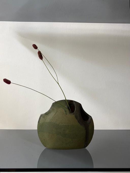 Jarrón de cerámica vintage – vazen, Ceramic, Abstract (photo 2 of 6)