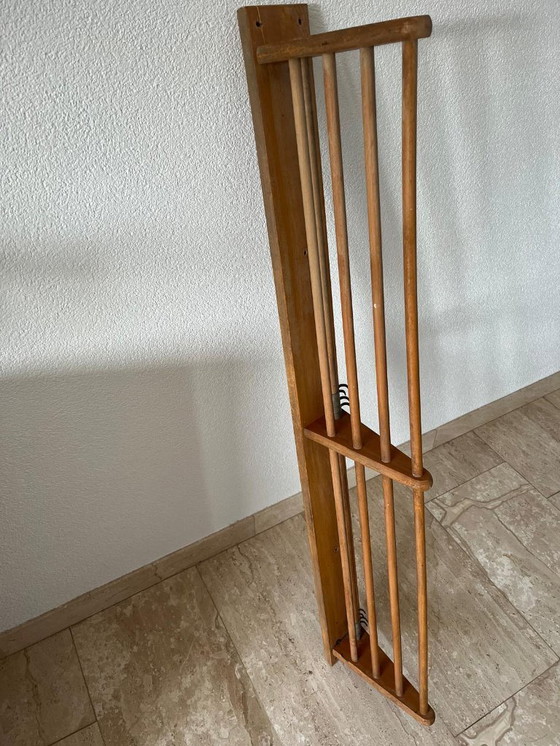 Image 1 of Bruynzeel Küchenregal, Pfannenregal, 1950er Jahre von Piet Zwart.