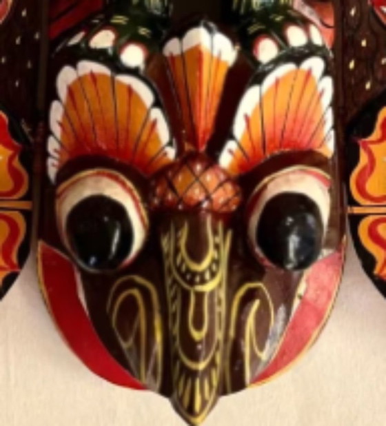 Image 1 of Traditionellen Raksha-Masken/Kobradämon-Maske