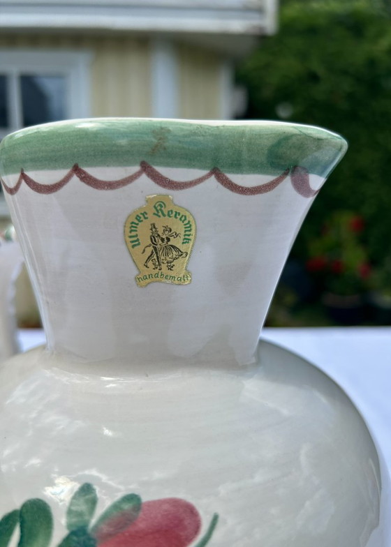 Image 1 of Large vintage jug/vase - Ulmer Keramik 269/0 hand-painted