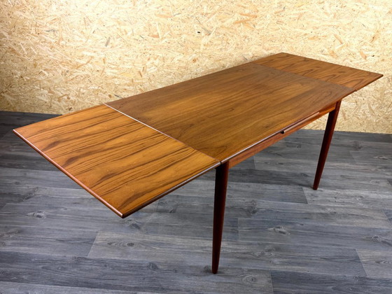 Image 1 of 1960s/70s Teak Dining Table, Danish Modern Design, Denmark