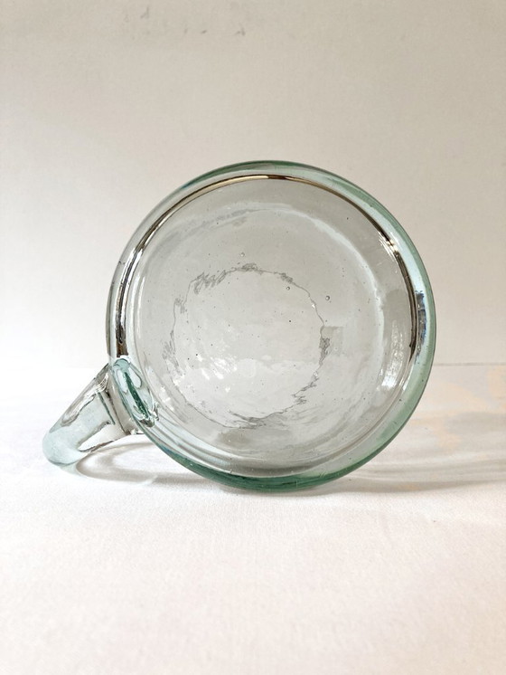 Image 1 of 5 Bierkrüge aus blasenfreiem, mundgeblasenem Glas