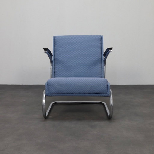 Bauhaus Lounge Chair S411 by W.H. Gispen for Mücke Melder, 1960s