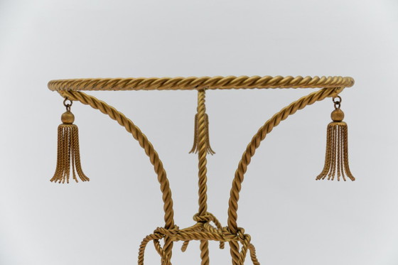 Image 1 of Table basse florentine en métal torsadé, Italie, années 1970