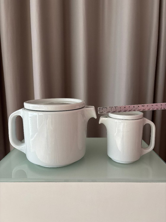 Deux théières en céramique blanche, thomas, Accessoires de table, Modern (photo 7 sur 15)