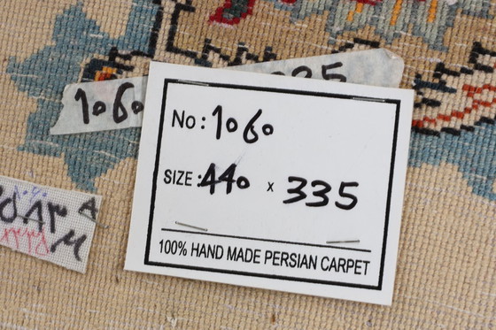 Image 1 of Tappeto persiano Kashan 4,40 x 3,35 Tappeto orientale pregiato n. 1060