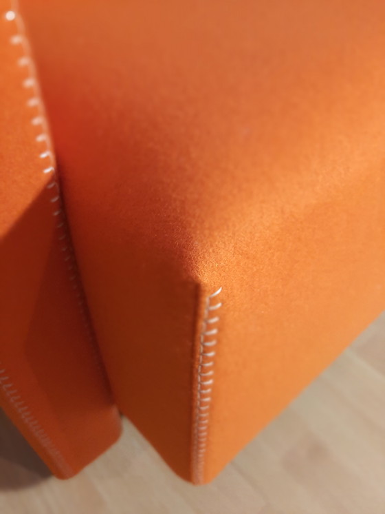 Image 1 of Cassina Utrecht 637 Nuovo mai usato in panno di lana Ruggine arancione (Serie 13L) Punto cavallo