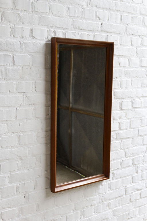 Vintage Dänischer Teakholz-Spiegel
