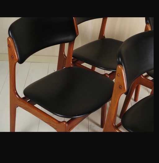 Eric Buch Stühle mit Tisch – eetkamerstoelen, Wood (photo 2 of 5)