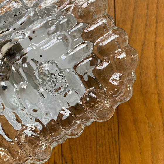 Image 1 of Lampada da parete/soffitto in vetro quadrato minimalista, anni '70-'80