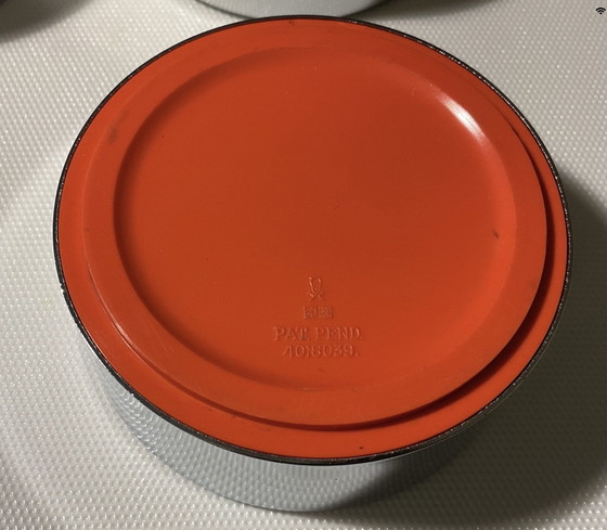 Image 1 of Cendriers empilables „Tower Ash-Tray“, entworfen von Isamu Kenmochi im Jahr 1970. Design-Embleme