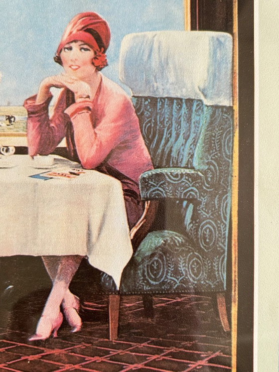 Image 1 of Un paio di immagini pubblicitarie ferroviarie d'epoca