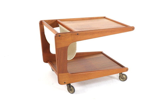 Image 1 of Carrello Sika mobler con portariviste vintage danese