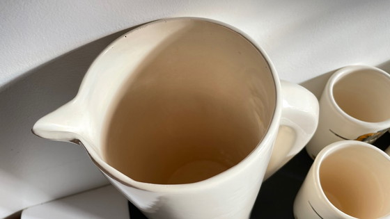 Image 1 of Set da aranciata vintage in ceramica