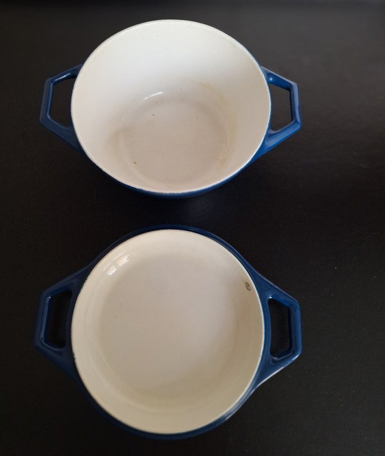 Image 1 of Set van 4 gietijzeren vintage Copco Denmark pannen