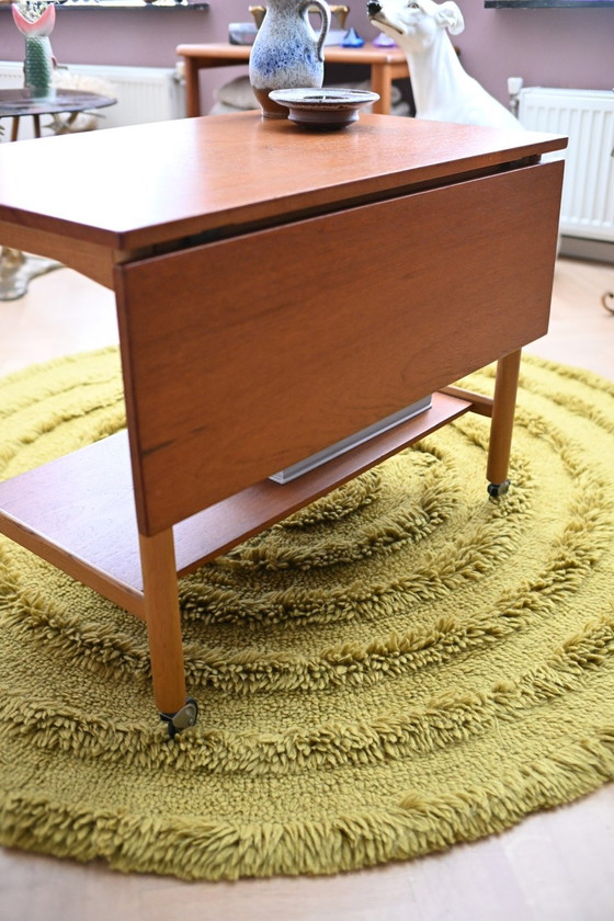 Image 1 of Carrello/tavolino/tavolo da salotto svedese vintage Poul Volther per Gemla