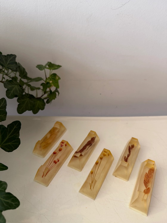 Poggiacoltelli francesi con fiori secchi – Accessori da tavola, Vintage (photo 2 of 4)