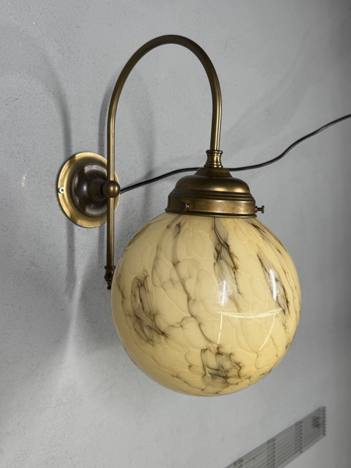 Aplique vintage jaspeado atmosférico de AGI Verlichting (Almelo)