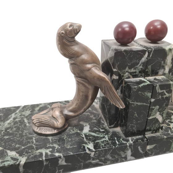 Image 1 of Serre-livres Maurice Frecourt Art déco, vers 1925