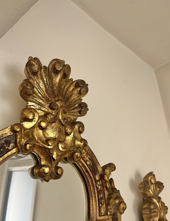 Image 1 of Luxury vintage DeKnudt mirror 125x65cm
