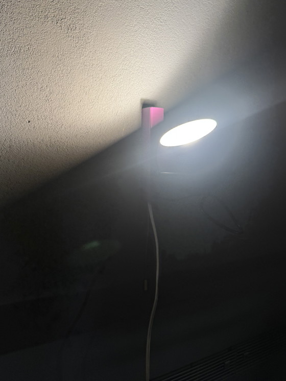 Image 1 of Purple wall lamp in retro Gepo style