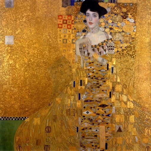 Gustav Klimt--Adele Bloch Bauer (on canvas)