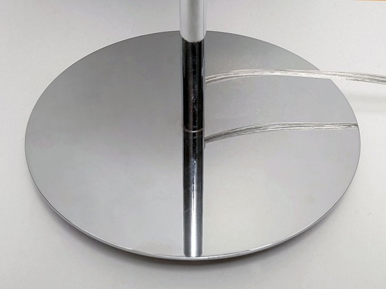 Massive Table lamp with glass slats – Metal, Vintage (photo 14 of 18)