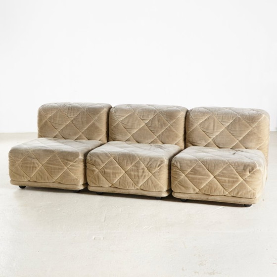 Image 1 of MK7441Rhombos modular sofa set by Karl Wittmann for Wittmann, Set of 3