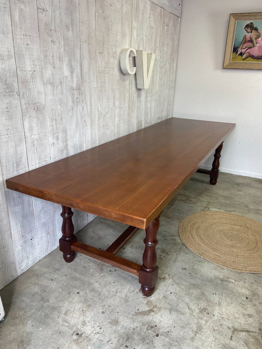 Antique farmhouse table 280x87cm