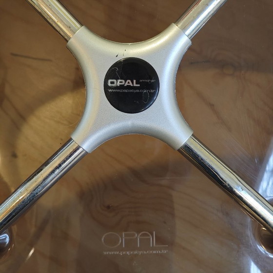 Image 1 of Vintage Space Age Opal plastic chairs